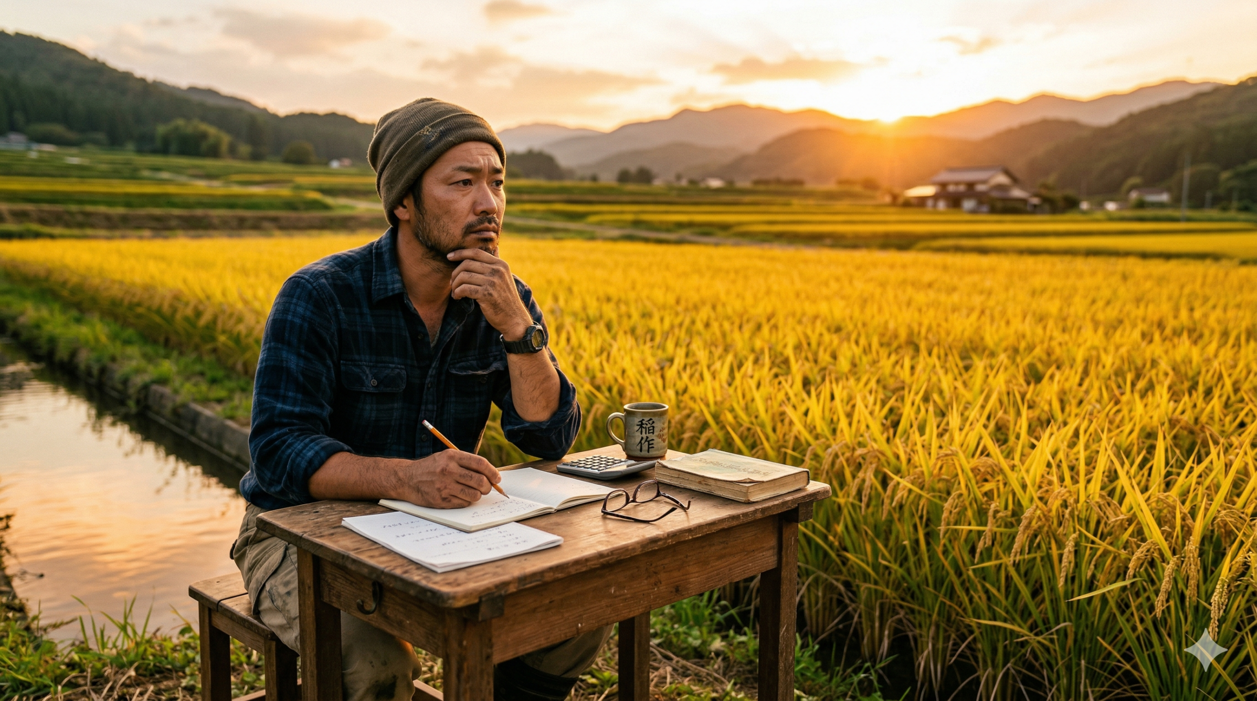 事務作業をする男性