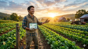 農業経営に前向きな男性