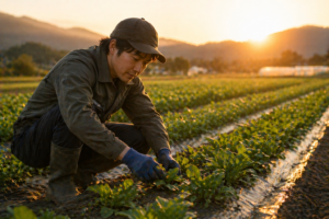 農業を始めて間もない新人
