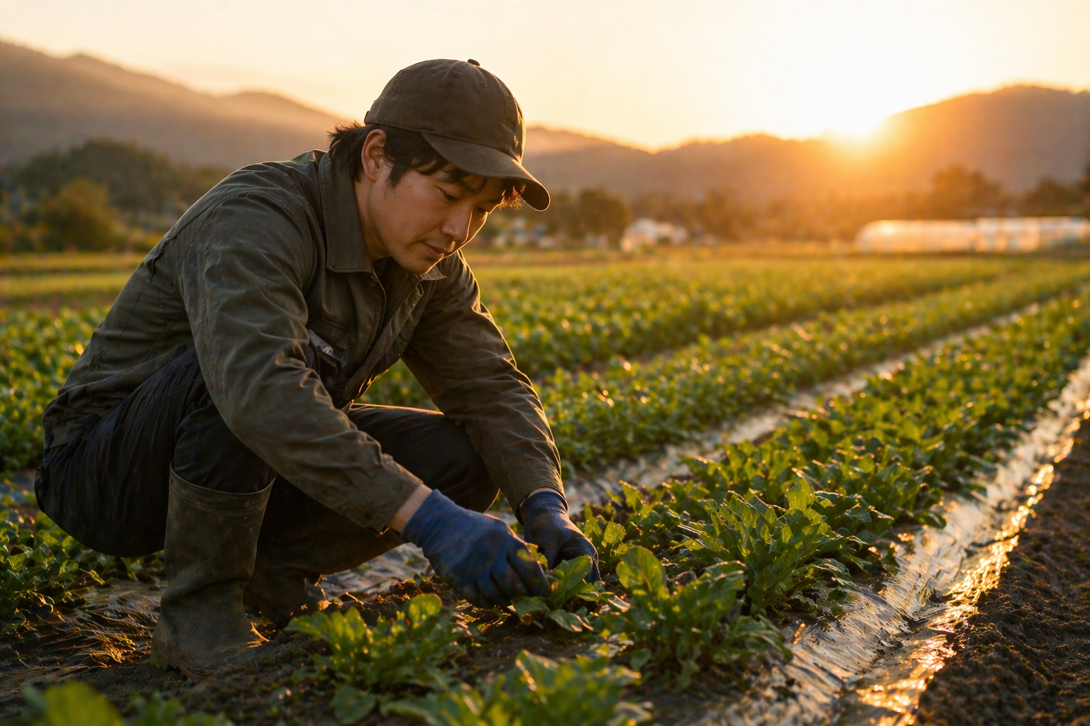 農業を始めて間もない新人