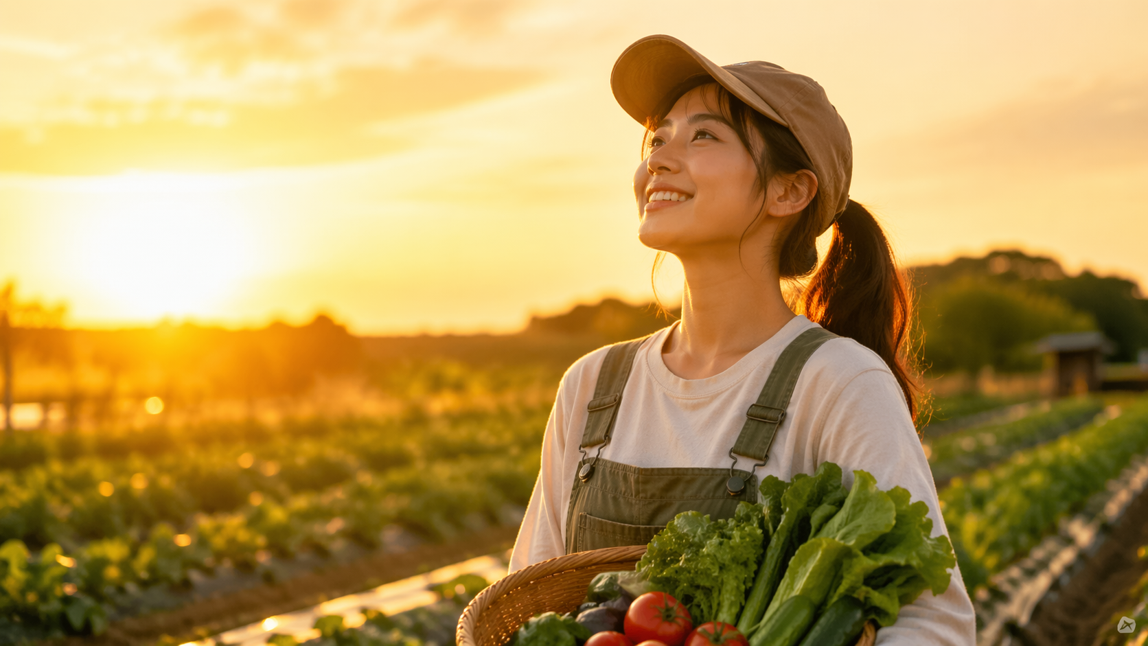 農業に前向きな女性