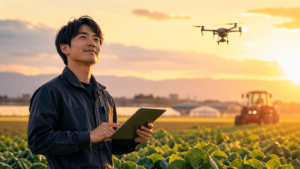 スマート農業に前向きな男性