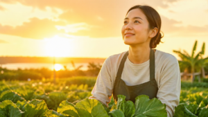 農業に前向きな女性