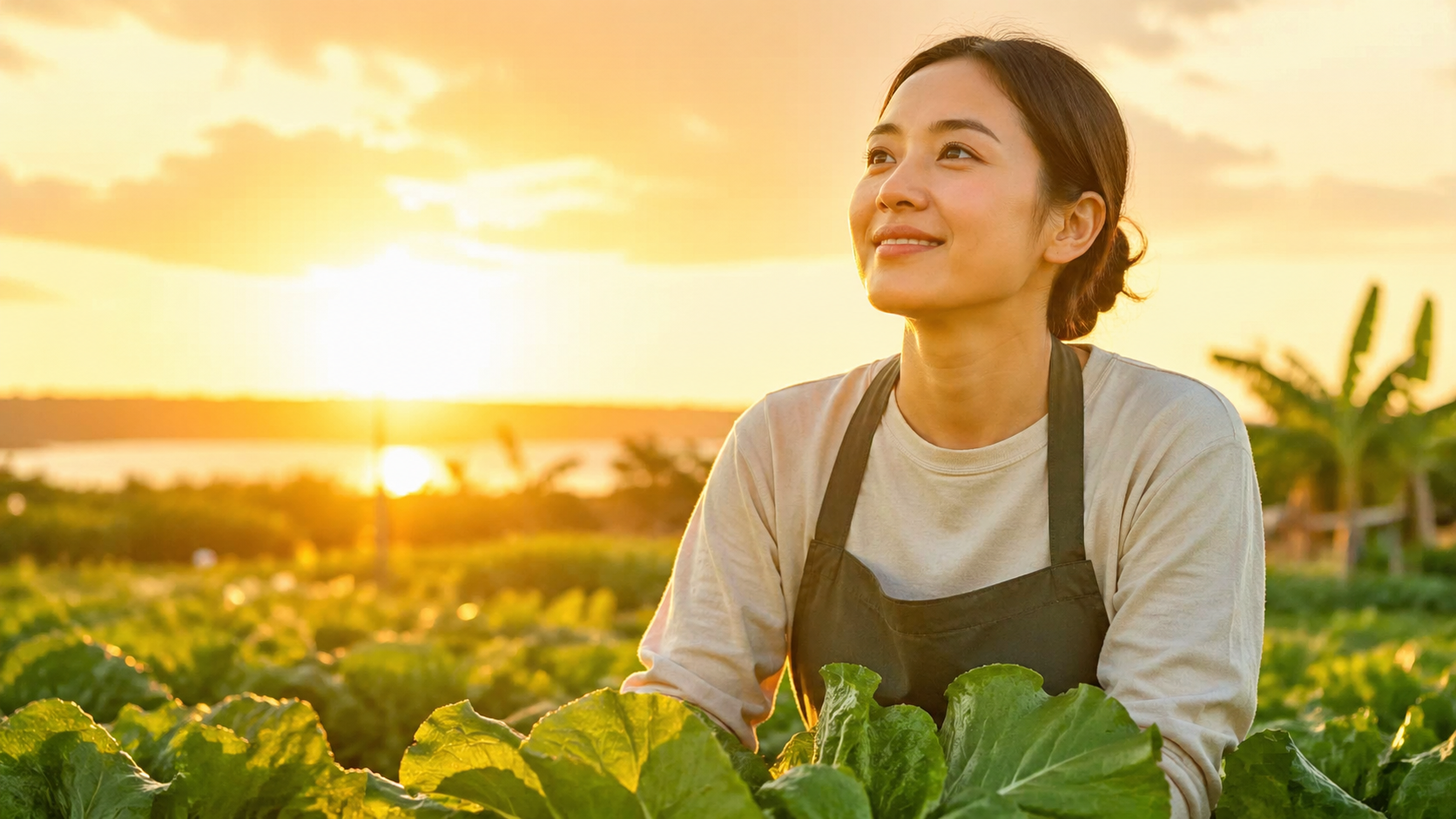 農業に前向きな女性