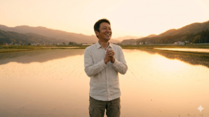 農業に前向きな男性