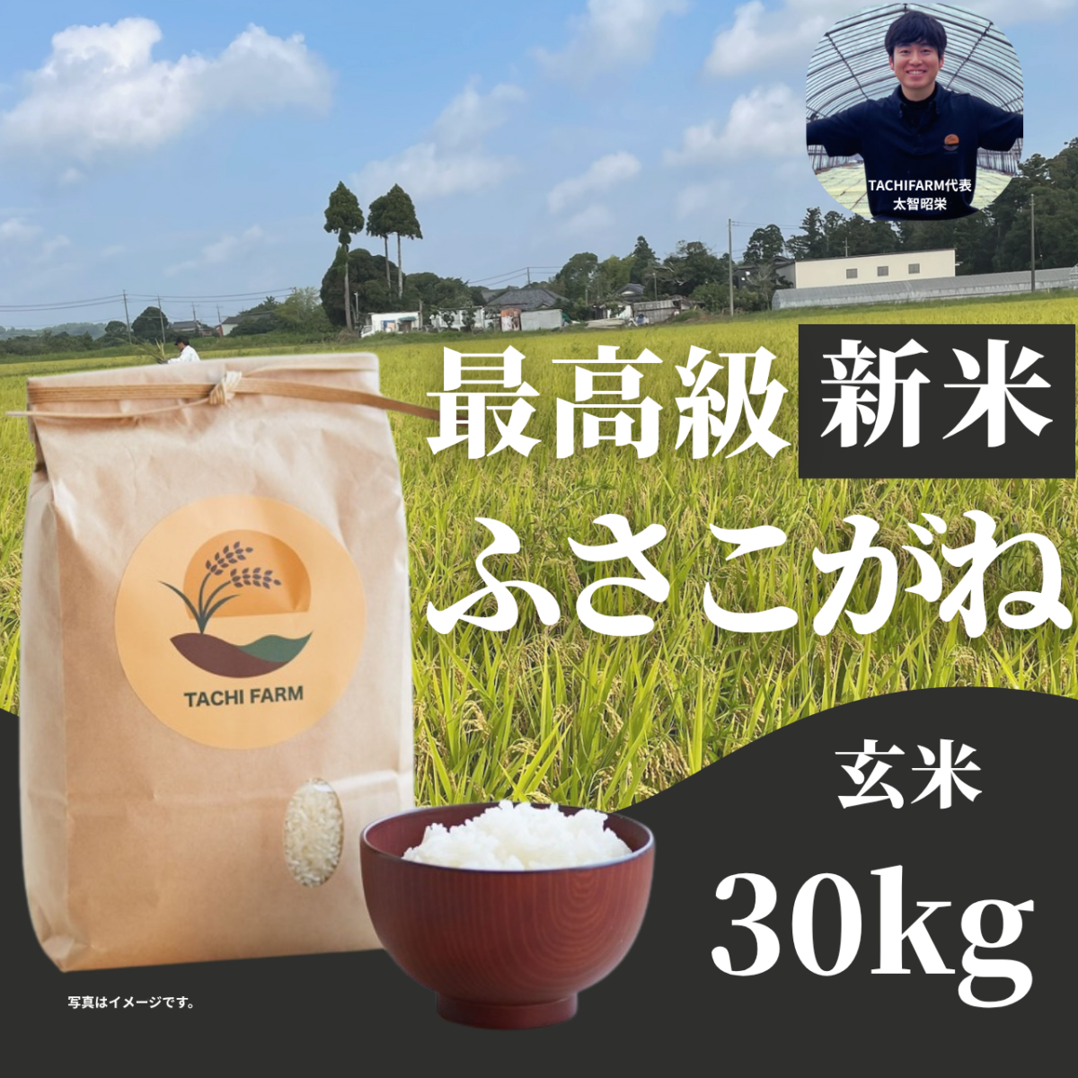 ふさこがね 玄米 30kg