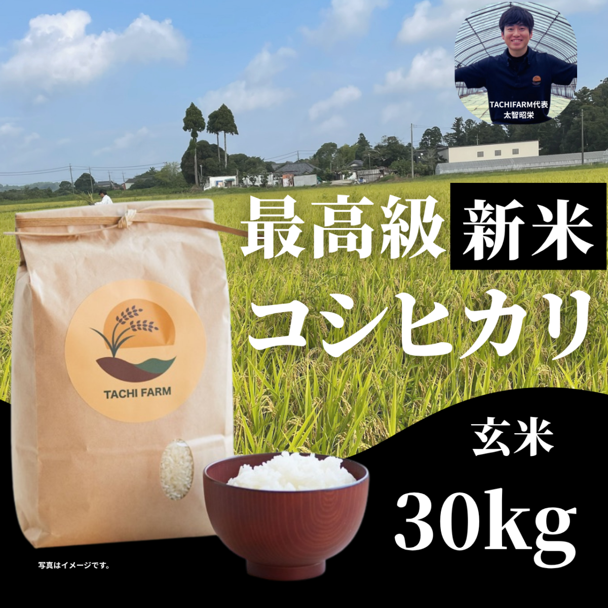 コシヒカリ 玄米 30kg